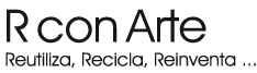 Logotipo de R con Arte para la campaña de reciclaje de RAEE con ECOTIC