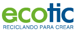 Logotipo de ECOTIC para la web de la campaña de reciclaje de RAEE